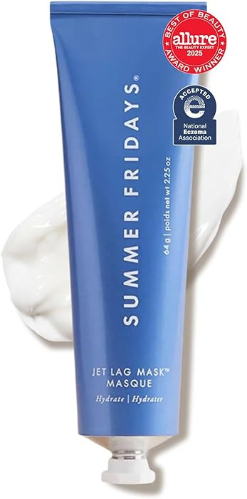 Summer Fridays Jet Lag Mask - Hydrating Face Moisturizer + Mask - Enriched with Hyaluronic Acid, ... | Amazon (US)