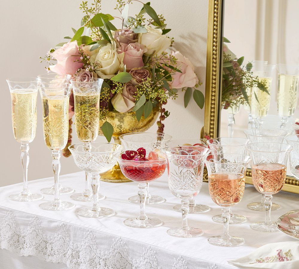 LoveShackFancy Goblets - Set of 4 | Pottery Barn (US)