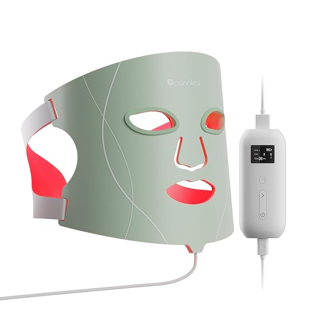 Nanoleaf FDA-Cleared LED Light Therapy Face Mask – Treats Acne, Rosacea, Hyperpigmentation & Fa... | Amazon (US)