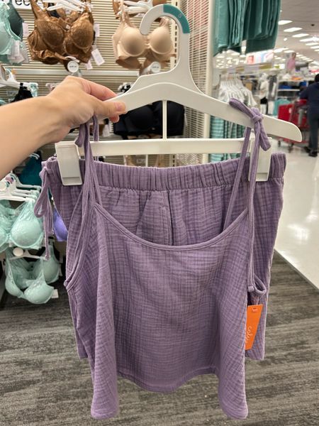 The cutest two piece set for loungewear or pajamas at Target! Two piece set! Pajama set 