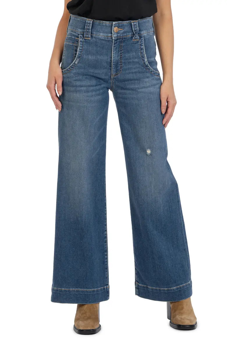 KUT from the Kloth Meg High Waist Wide Leg Jeans | Nordstrom | Nordstrom