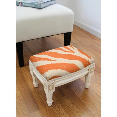 14" Wide Animal Print Footstool Ottoman | Wayfair North America