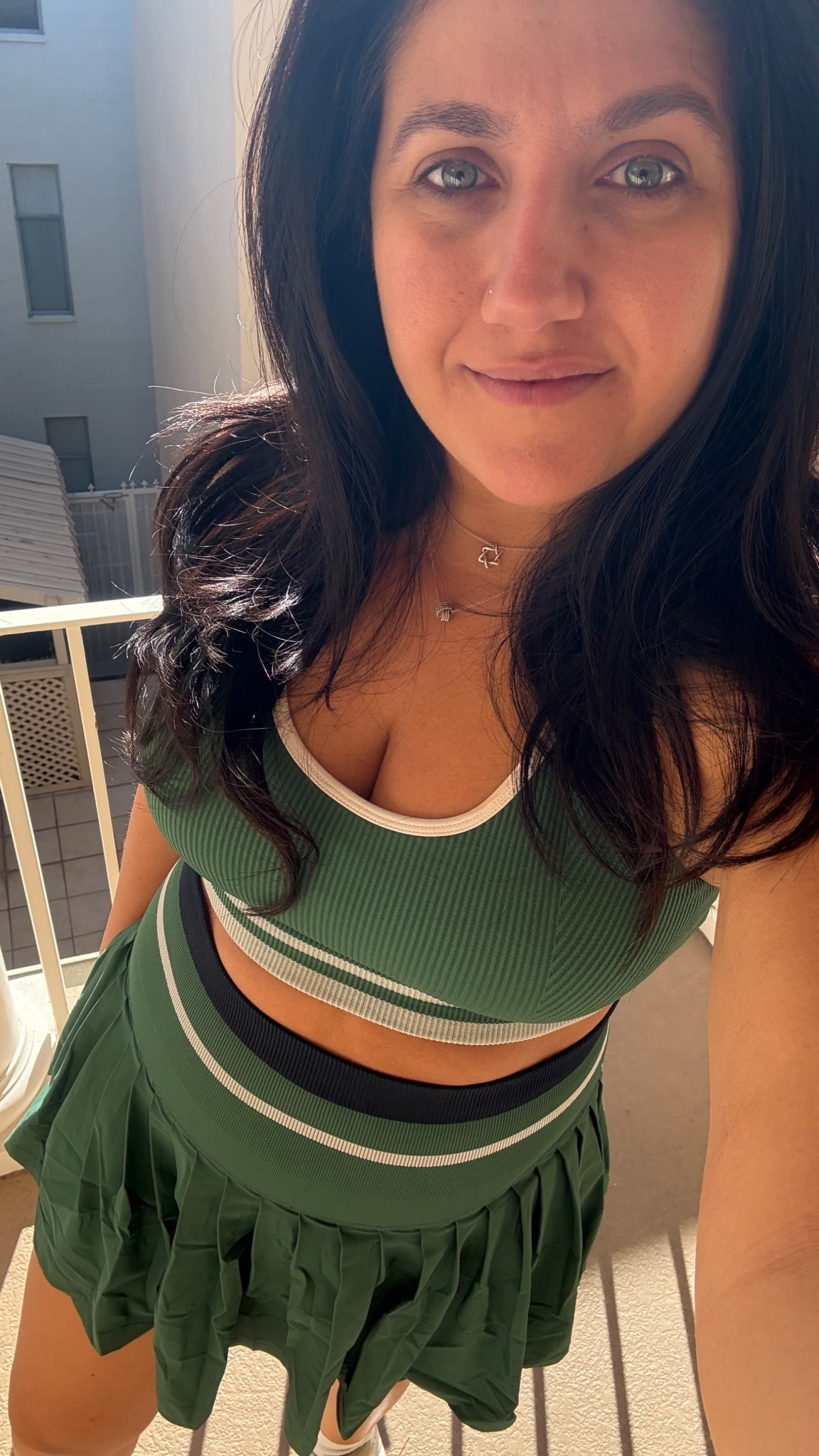 Tennis Outfit Inspo 🎾 Chic, Sporty & Effortless! 

This tennis outfit is equal parts functional and stylish—perfect for match days, practice sessions, or off-court athleisure looks. Featuring a flattering silhouette, breathable fabrics, and a classic tennis-core vibe, this look works for warm-weather workouts, country club style, or everyday sporty outfits.

#TennisOutfit #TennisFashion #TennisCore 
#AthleisureStyle #SportyChic 
#ActivewearInspo #CourtStyle #wilson

#LTKootd #LTKdayinmylife #LTKActive