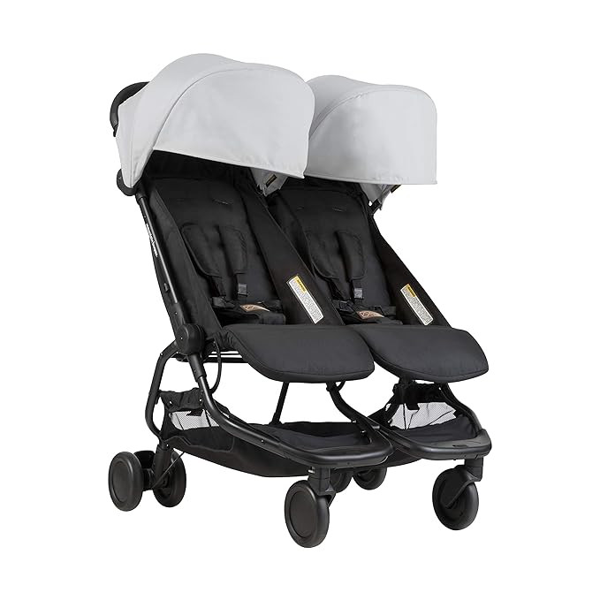 Mountain Buggy Nano Duo Buggy, Silver | Amazon (US)