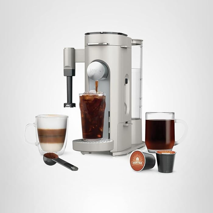 Ninja Pod & Grounds Specialty Single-Serve Coffee Maker, K-Cup Pod Compatible, Brews Grounds, Com... | Amazon (US)