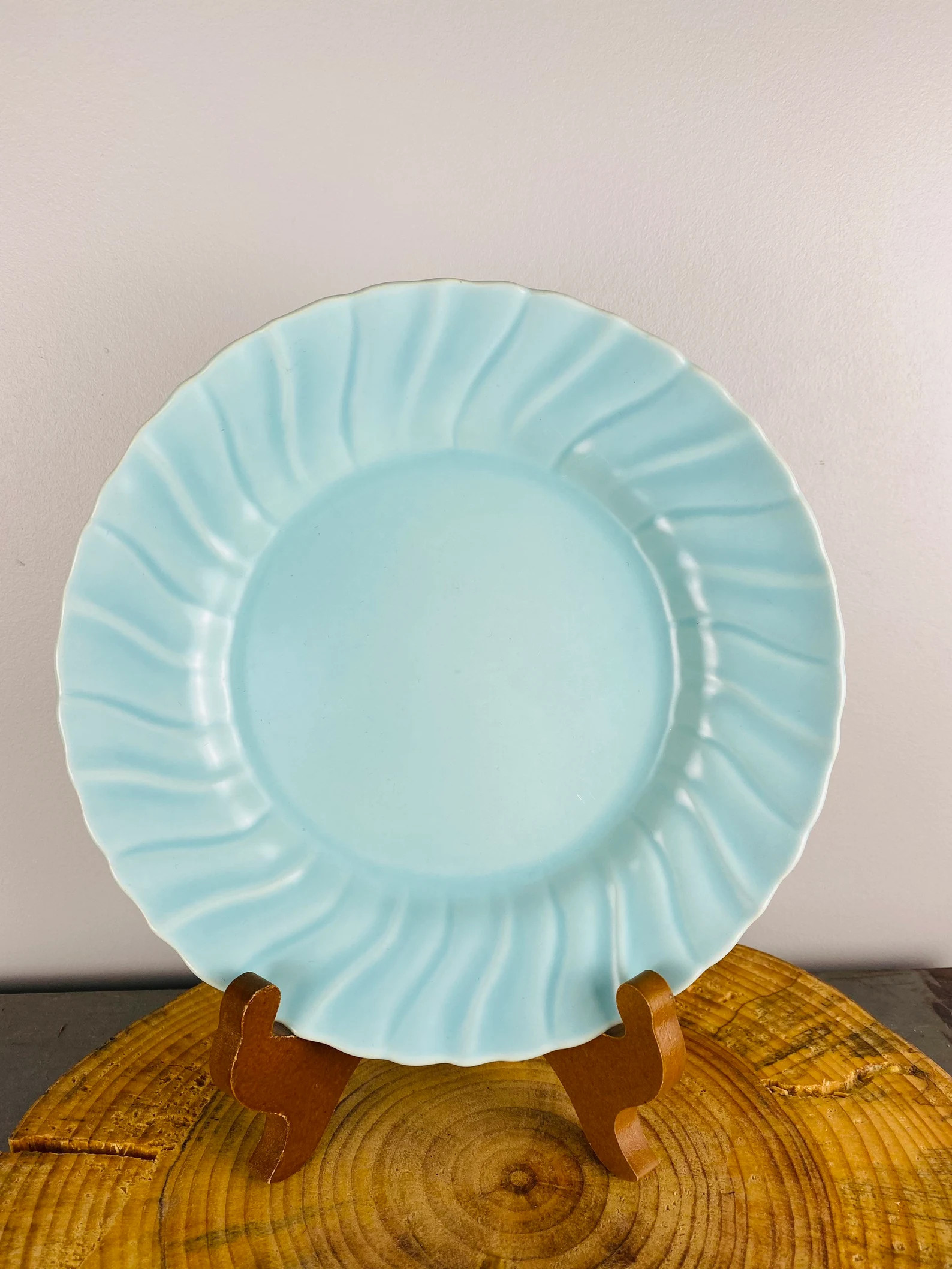 Set of 5 Vintage Aqua or Turquoise Salad Plates by GMCB - Etsy | Etsy (US)