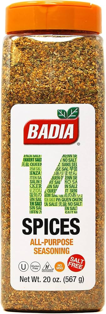Badia 14 Spices All Purpose Seasoning with No Salt, 20 Ounce | Amazon (US)