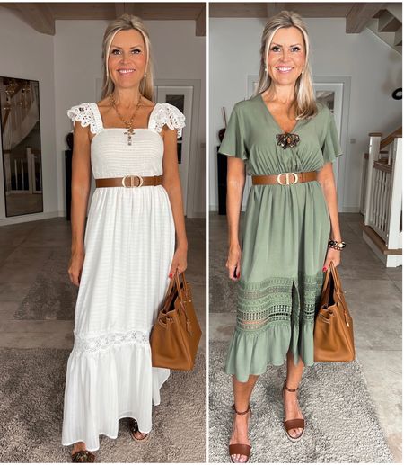 Zwei Kleider 👗 Sommerkleid Weißes Kleid Grünes Kleid 👗 

#LTKitbag #LTKeurope #LTKstyletip