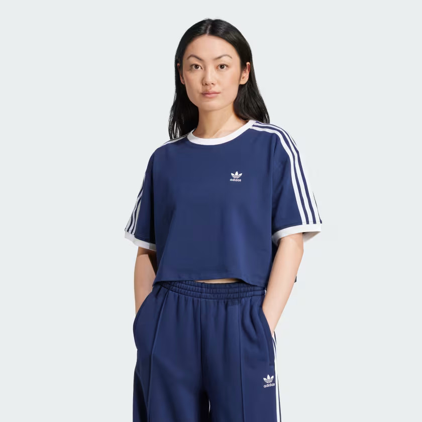Adicolor 3-Stripes Loose Crop Tee | adidas (US)