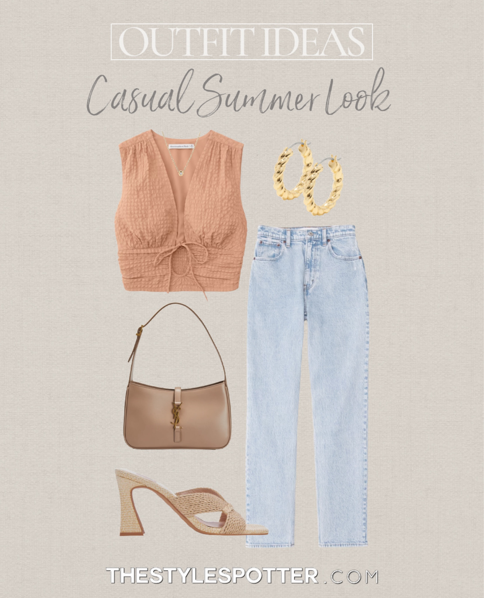 Textured Wide Strap Set Top curated on LTK