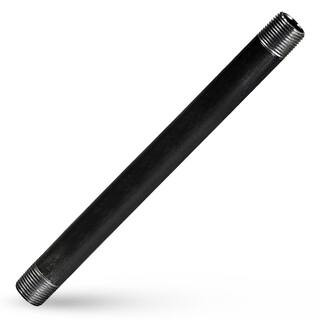 1-1/2 in. x 48 in. Black Steel Pipe | The Home Depot