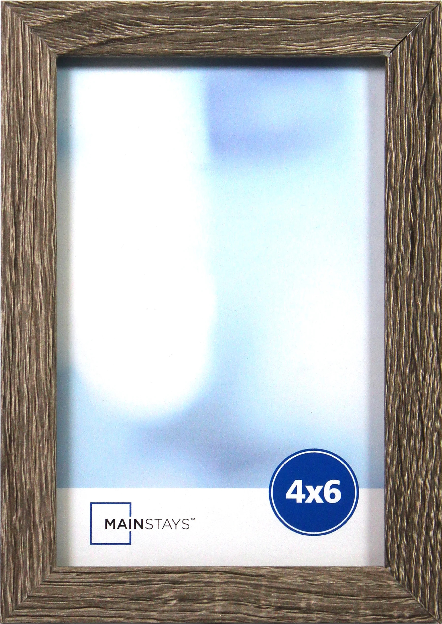 Mainstays 11x14 Matted to 8x10 Linear Frame, Rustic | Walmart (US)