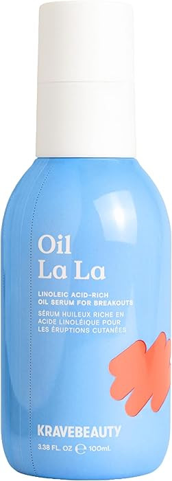 KraveBeauty Oil La La Lightweight Facial Oil for Sensitive Skin, Sebum Balancing Oil Serum with R... | Amazon (US)