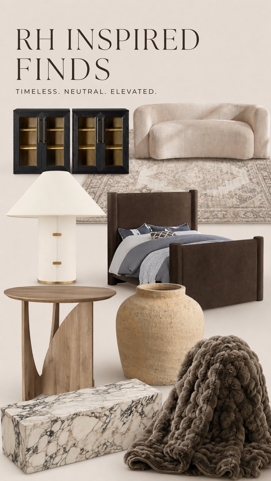 RH Inspired Amazon Home Finds

Love the Restoration Hardware aesthetic but not the price tag? These Amazon finds capture that timeless, collected look with warm wood tones, sculptural furniture, cozy textures, and neutral decor. I’m sharing my favorite RH-inspired pieces to help you create a high-end home for less.

#LTKHome #LTKSaleAlert #LTKSeasonal
