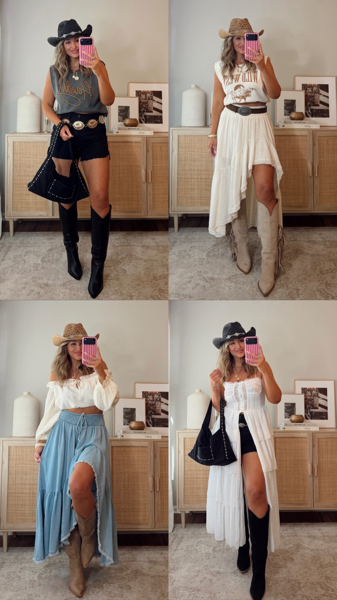 35% off with LEANN35 if expired use LEANN30 western chic concert/festival outfit idea! love this duster! wearing a size S in the tops, size M shorts + blue skirt (if in between size down) size S brown skirt. concert outfit, festival outfit @VICI 

#LTKootd #LTKFestival