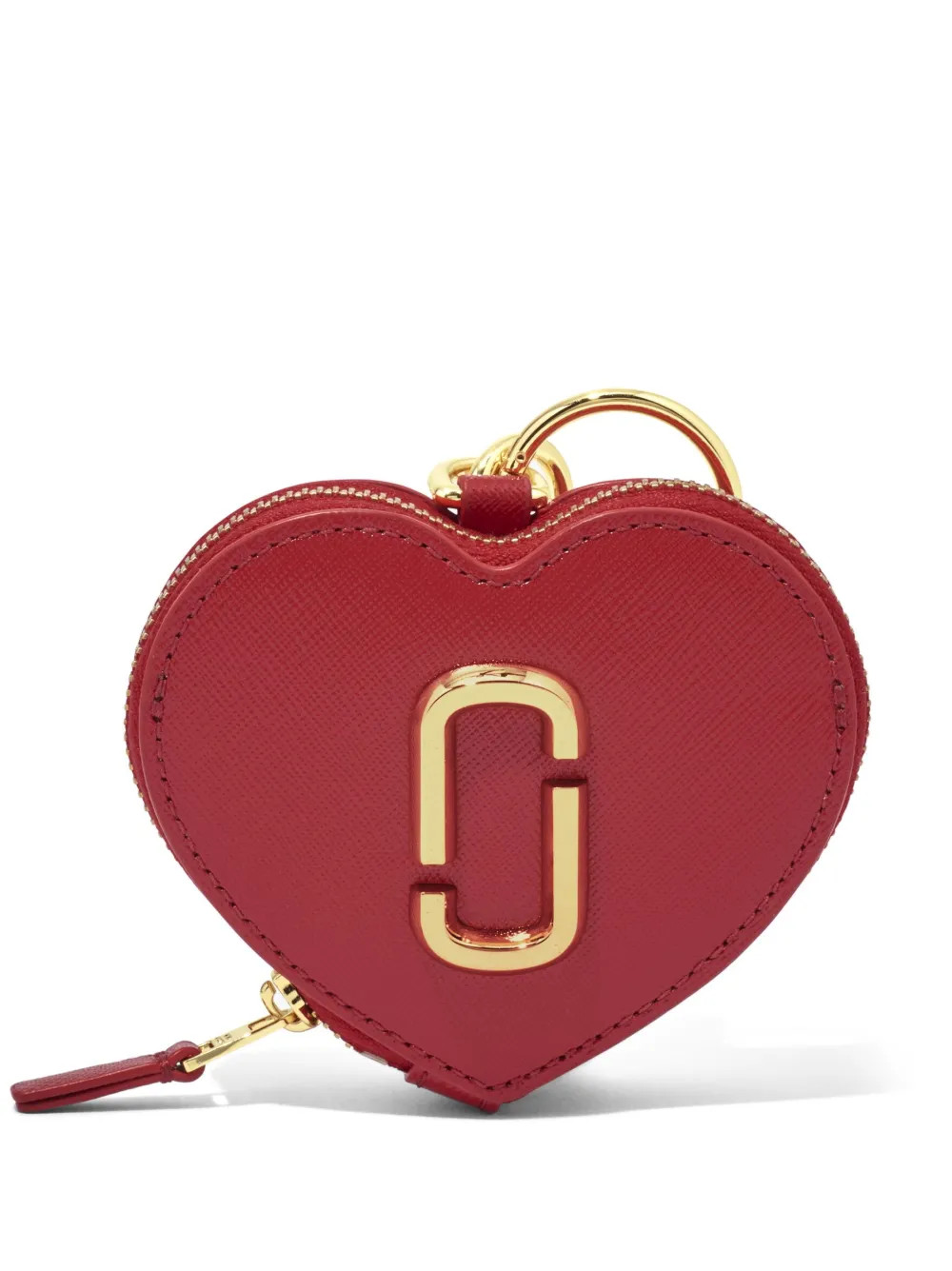Marc Jacobs The Heart Leather Pouch - Farfetch | Farfetch Global