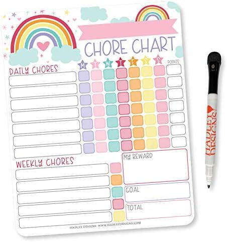 Amazon.com : Rainbow Kids Chore Chart Magnetic, Reward Chart for Kids, Good Behavior Chart for Ki... | Amazon (US)