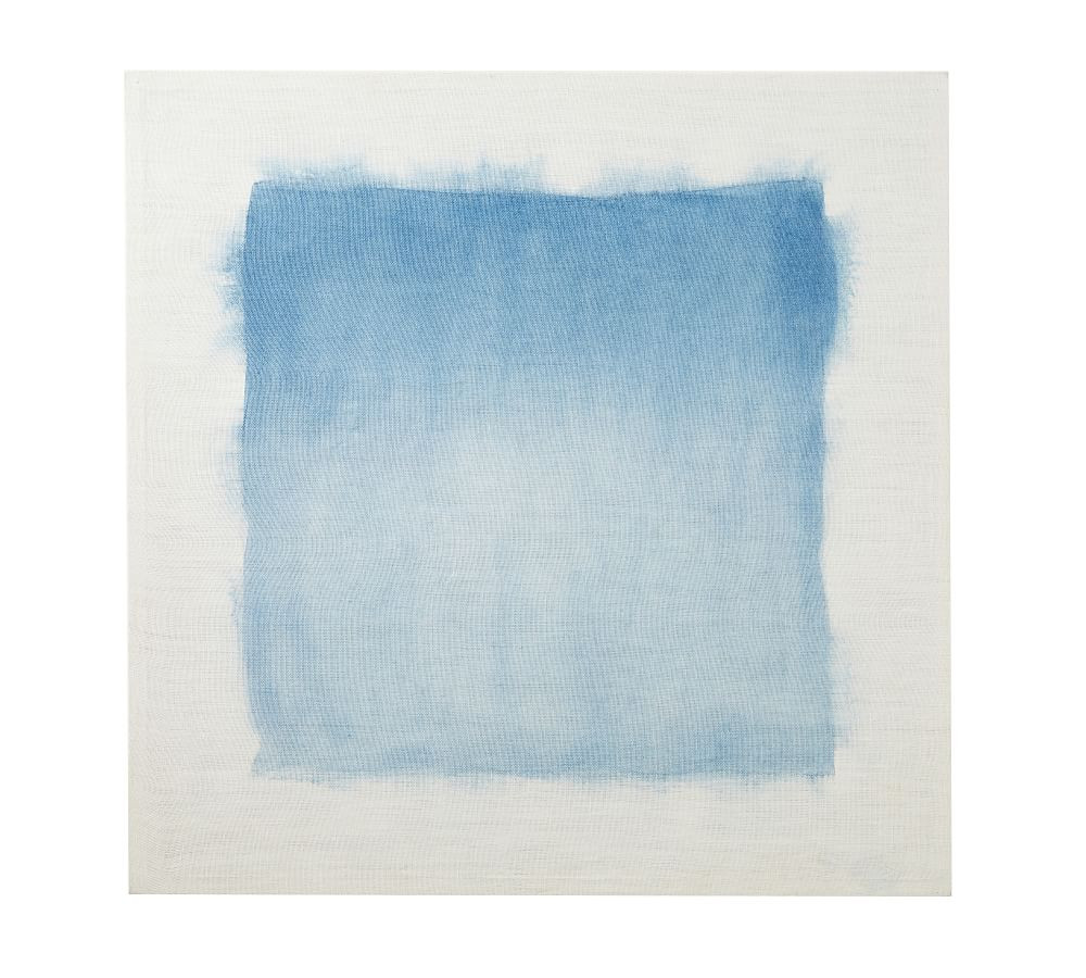 Indigo Ombre Wrapped Canvas | Pottery Barn (US)