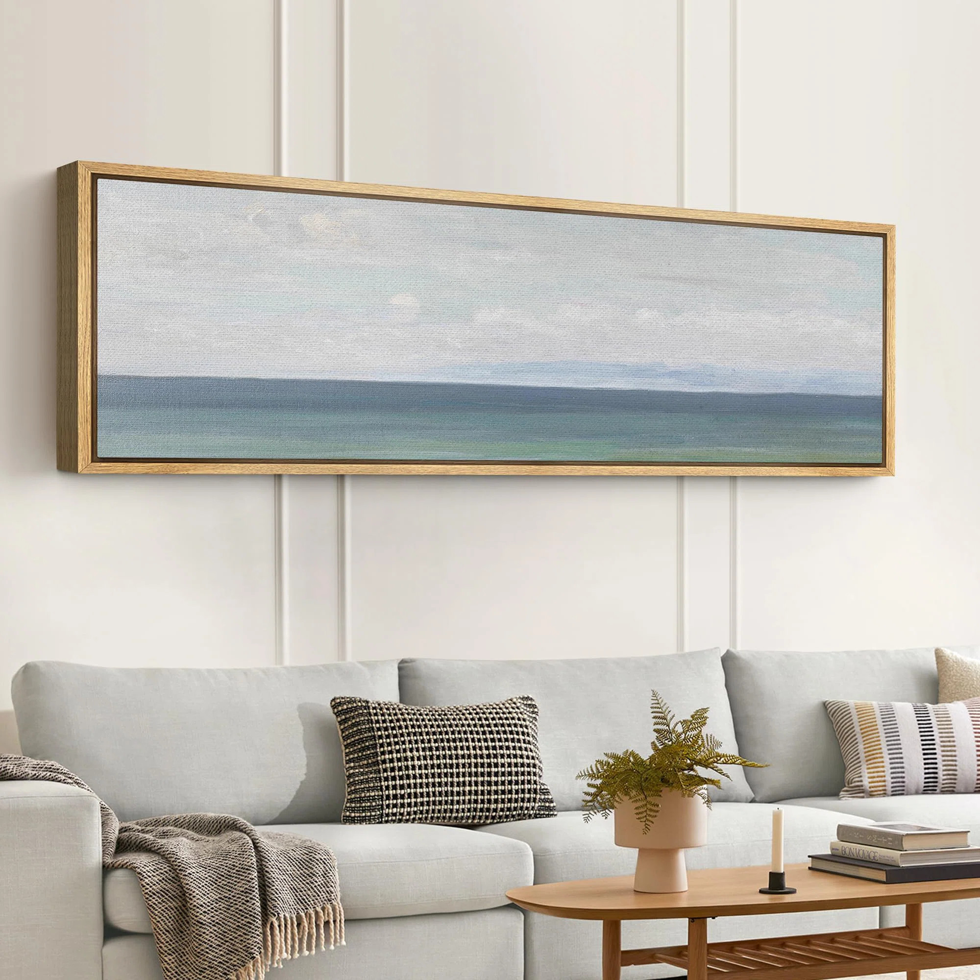 Coastal Beach Peaceful Coastal Horizon Soft Seascape | Wayfair North America