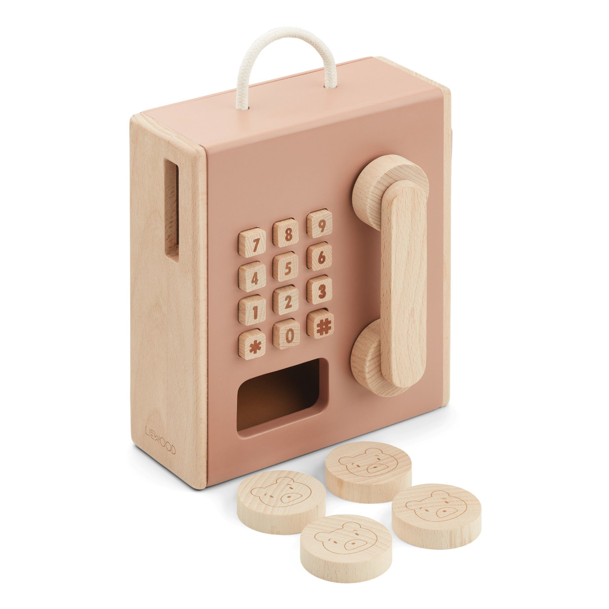 Rufus Coin Telephone | Dusty Pink | Smallable