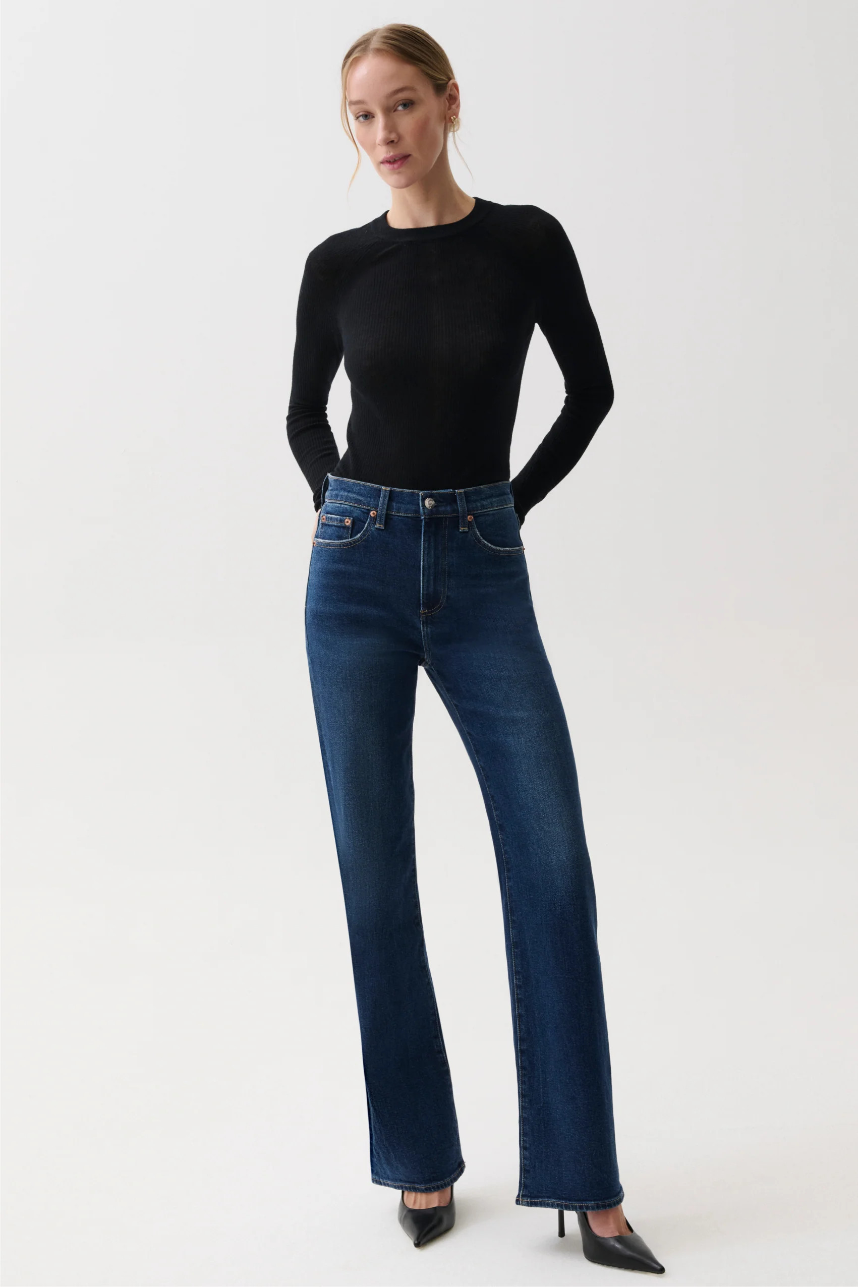 Evie High Rise Slim Boot - Penthouse | Pistola Denim