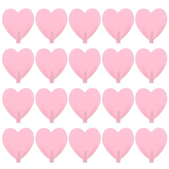 Stainless Steel Hooks, 20Pcs Heart-shaped Hooks Stainless Steel Hooks Bathroom Hooks Heart-shaped... | Walmart (US)