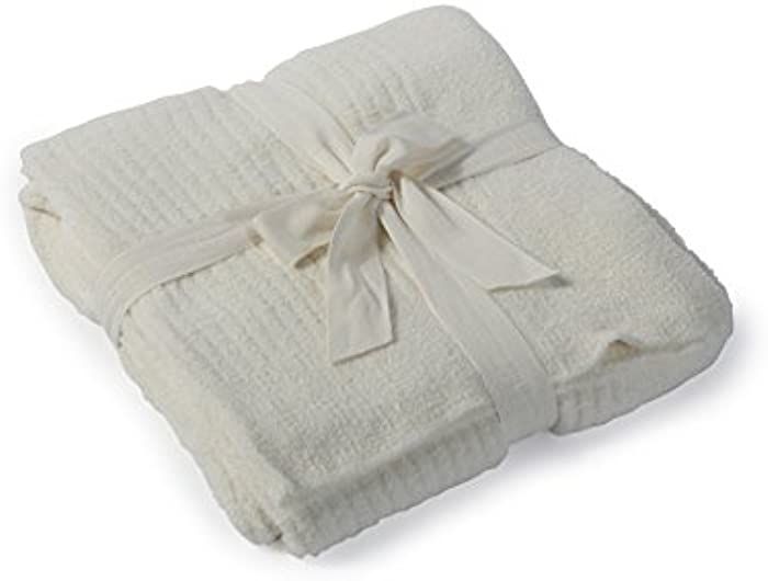 Barefoot Dreams CozyChic Lite Throw, Pearl | Amazon (US)