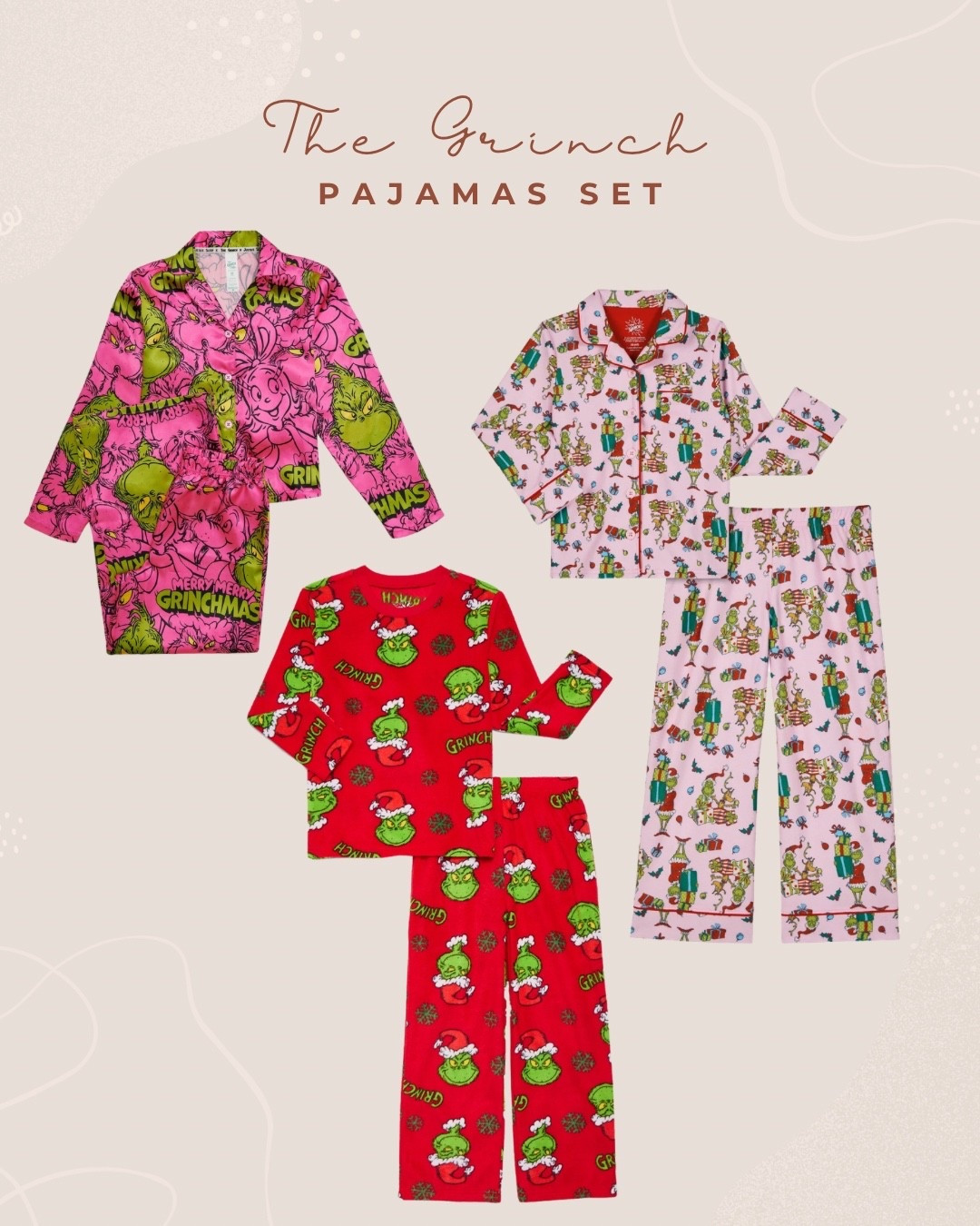 The Grinch Kid’s Pajamas Set.🎄💚❤️🩷

#ChristmasDecor #FallFamilyPhoto #Outfit #Garland #Christmastree #WalkingPad #Boots #Giftguide #HolidaySeason #Thanksgiving #TheGrinch #TravelOutfitldeas #Cybermonday #BlackFriday #ItBag #LTKcyberweek

#LTKCyberWeek #LTKHoliday #LTKKids