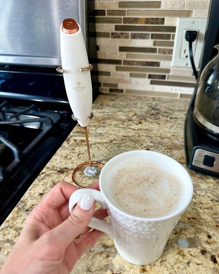 Indulge in creamy, frothy goodness with our Kitchen Milk Frother! 🥛✨ Crafted for convenience and precision, this frother is your secret weapon for mastering barista-style beverages at home. Say hello to perfectly frothed milk for your daily dose of caffeinated bliss. Click to elevate your coffee experience! #CoffeeAddict #FrothyDrinks #HomeCafe #KitchenEssentials #CoffeeCulture #CoffeeBreak #ShopTheLook #BaristaApproved

#LTKhome