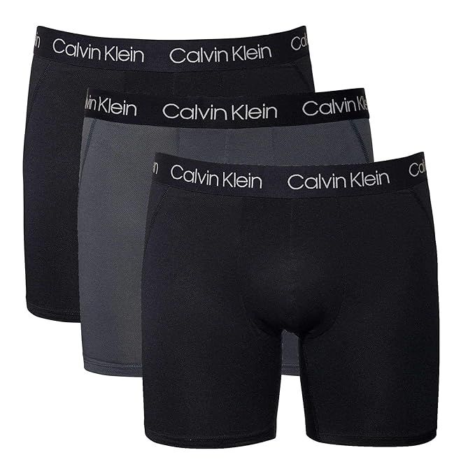 Calvin Klein Men's Microfiber Stretch Multipack Boxer Briefs | Amazon (US)