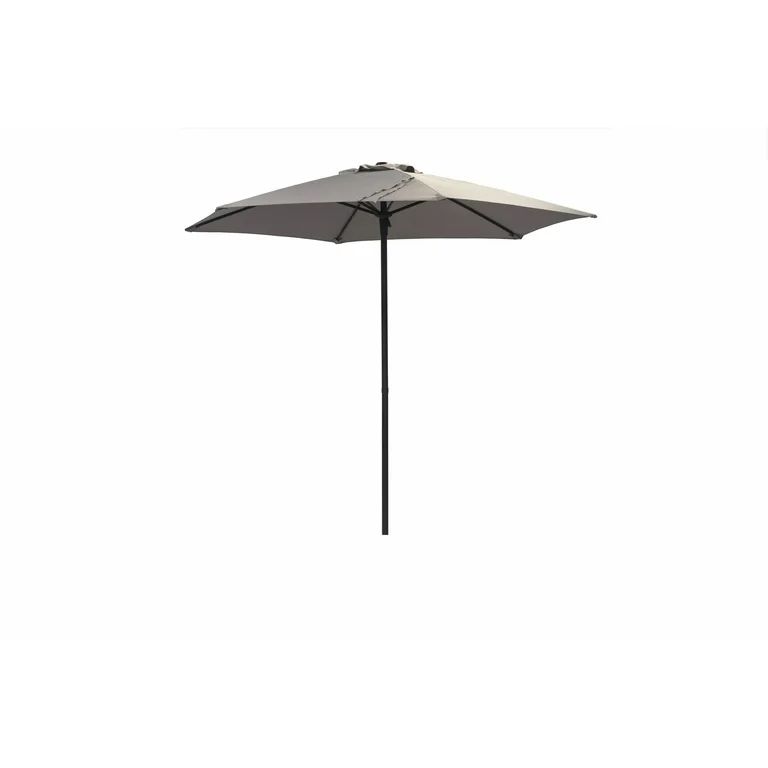 Donglin Furniture 7.5 ft. Aluminum Market Outdoor Patio Umbrella Silver | Walmart (US)