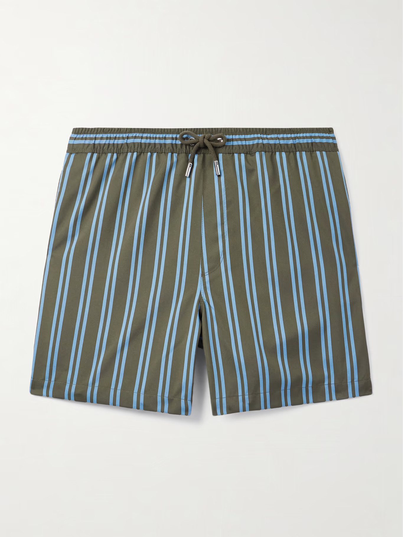 Straight-Leg Mid-Length Striped Swim Shorts | Mr Porter (US & CA)