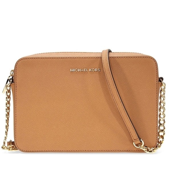 Michael Kors Large Jet Set Crossbody Bag - Acorn 32S4GTVC3L-532 | Bed Bath & Beyond