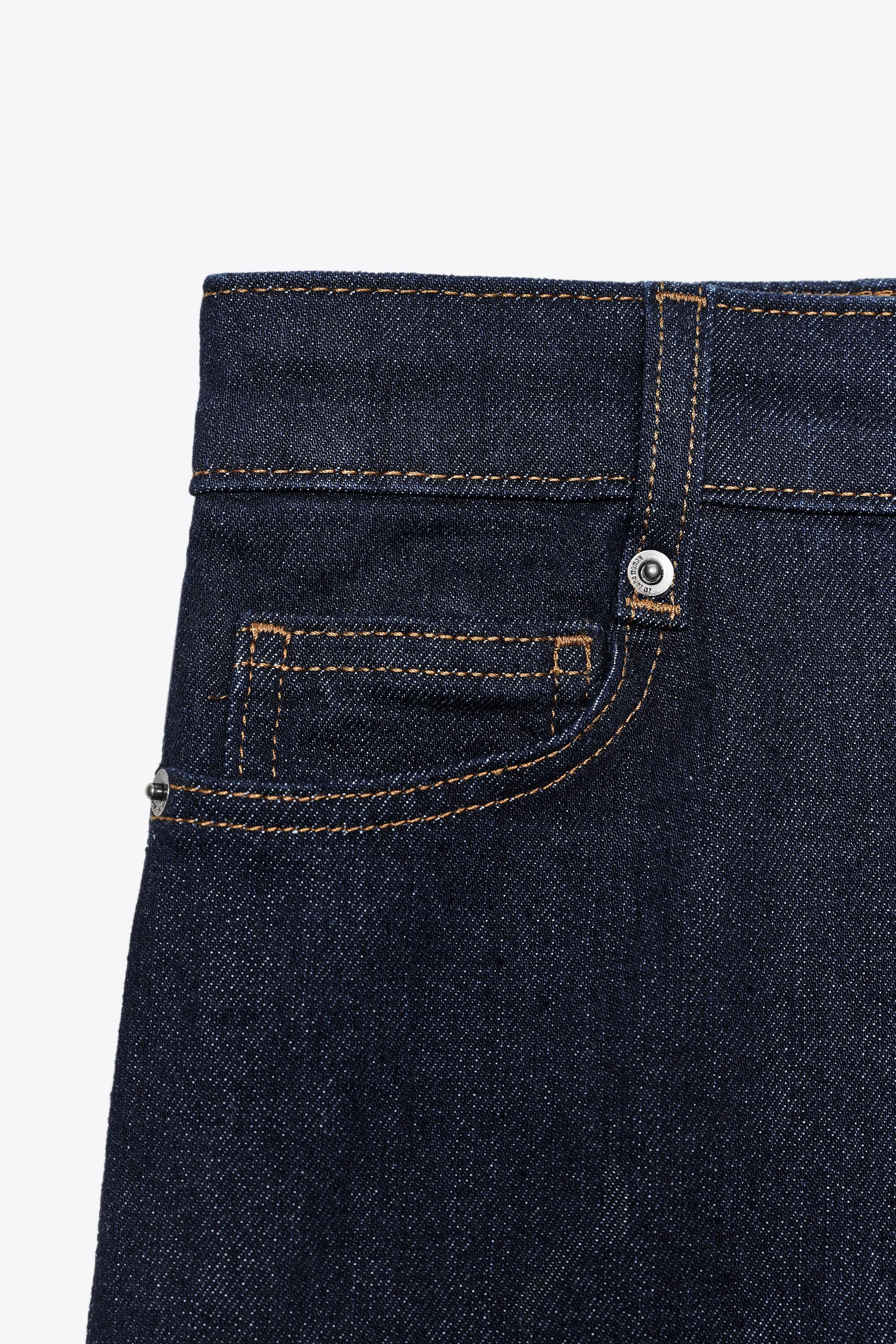ZW COLLECTION WIDE-LEG HIGH-WAIST JEANS | Zara UK