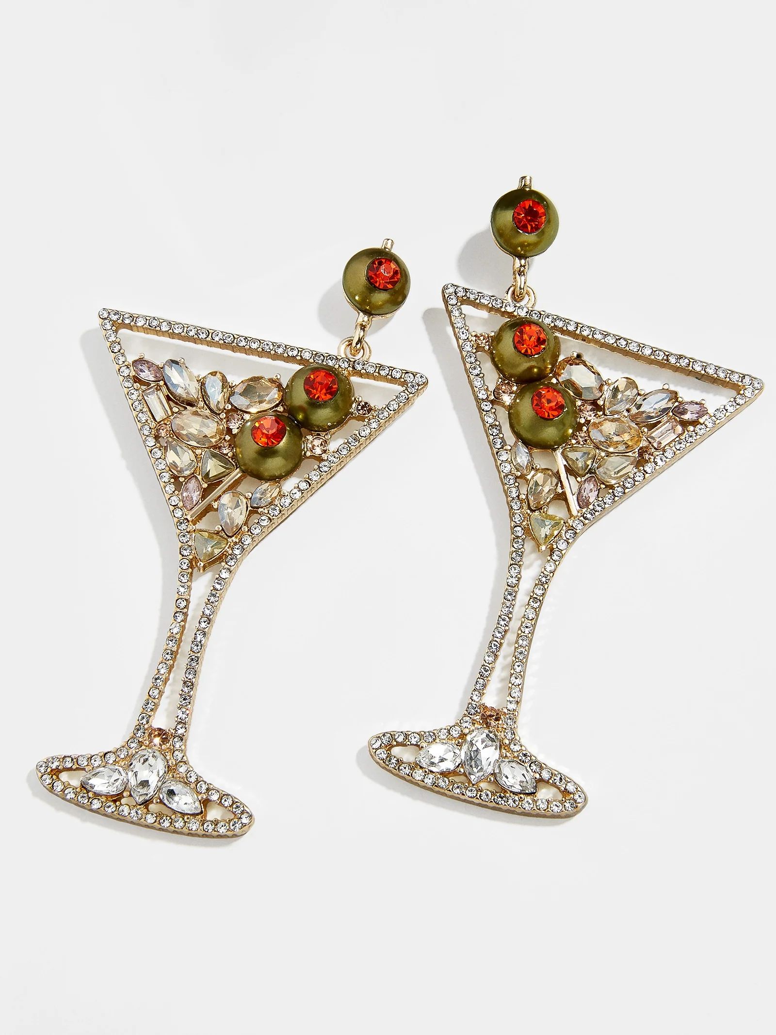Drink Statement Earrings - Martini | BaubleBar (US)