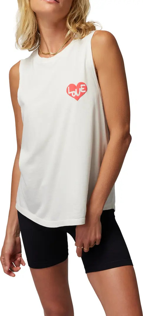 Spiritual Gangster Heart Jade Cotton Blend Muscle Tank | Nordstrom | Nordstrom