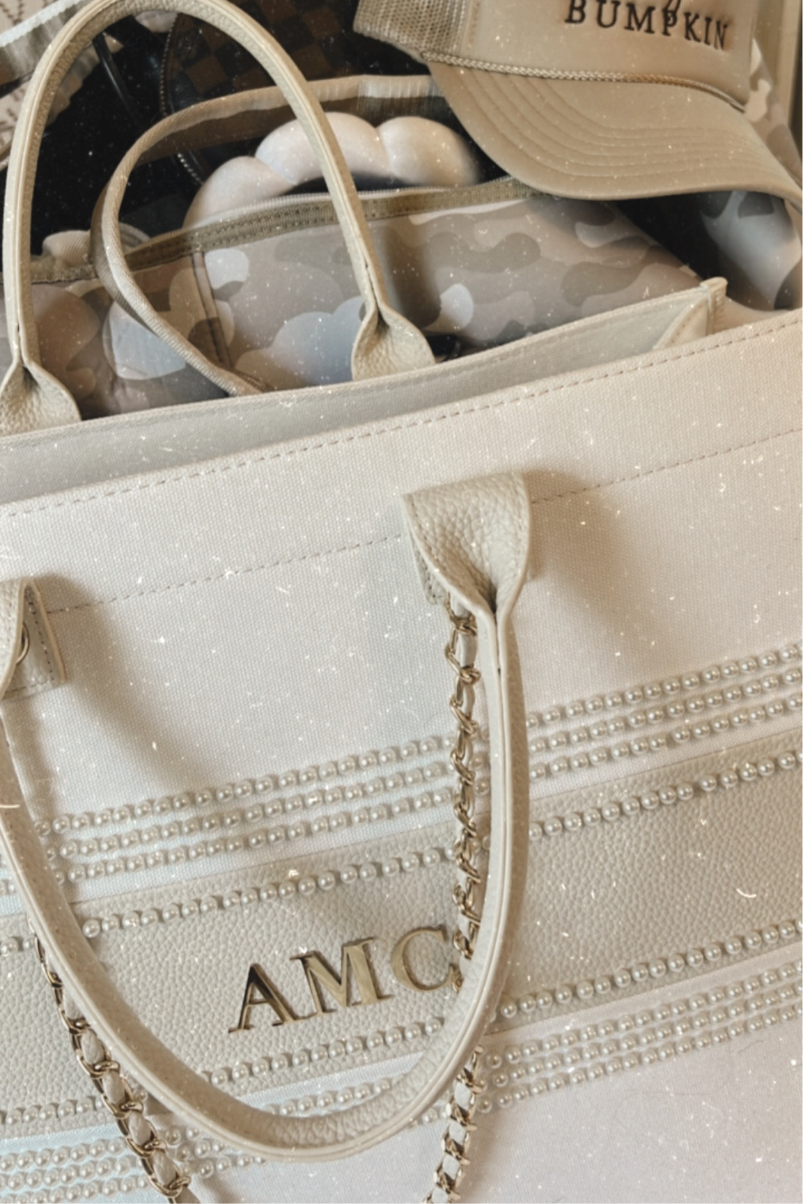 monogram bag #boujeebumpkin