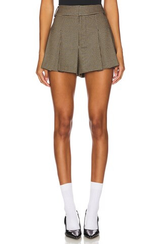Scarlet Flutter Shorts in Camel & Black | Revolve Clothing (Global)
