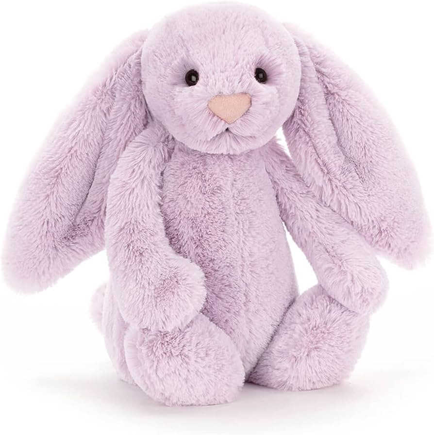 Jellycat Bashful Lilac Bunny Stuffed Animal, Medium 12 inches - Rabbit and Bunny Plush Toy - Clas... | Amazon (US)