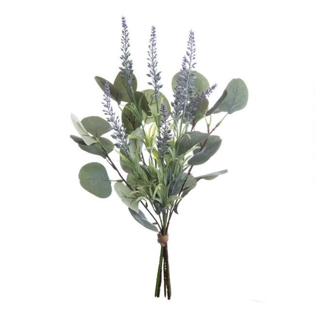 Faux Lavender And Eucalyptus Bunch | World Market