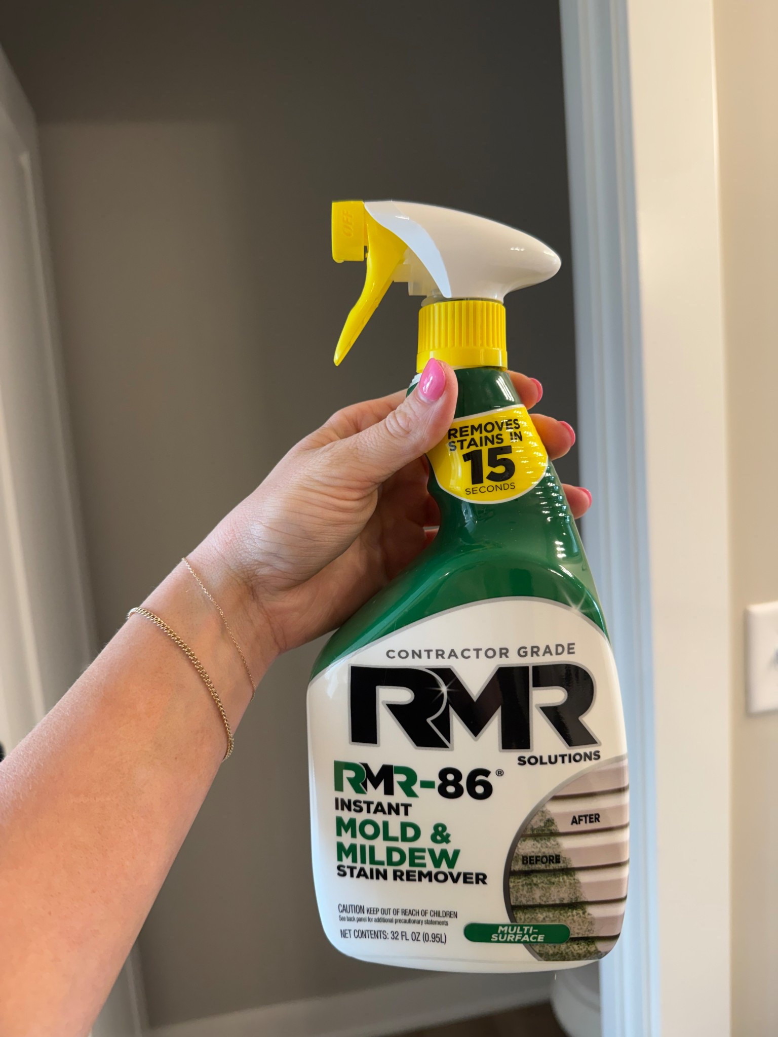 the BEST tile / grout / shower cleaner I’ve ever used! Without any elbow grease. I literally sprayed this on my stained light grey / white shower with tile and grout and every little stain came out by just spraying and waiting a few minutes!! Sooo worth it. 👏🏻 

#LTKHome #LTKmomlife #LTKstorytime