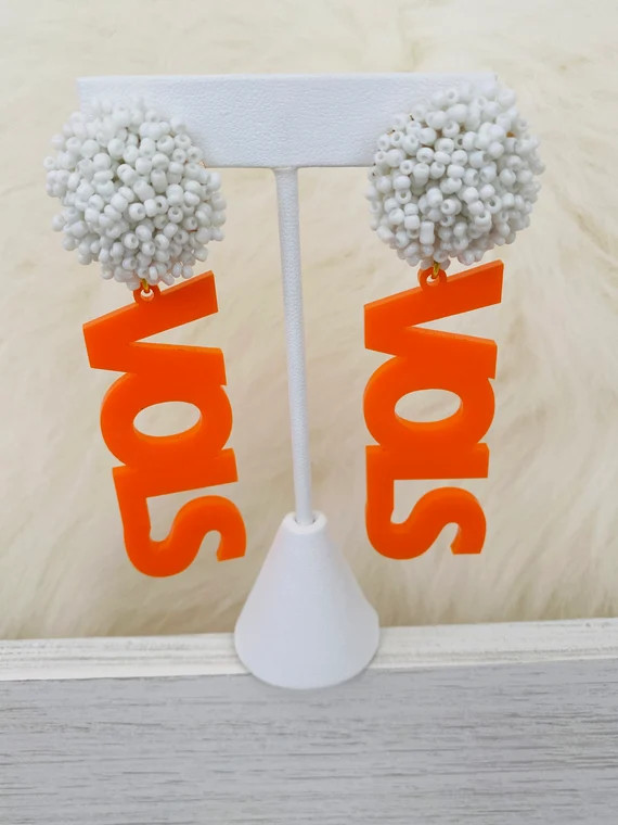 Tennessee Volunteers Earrings Birthday Gift for Her Woman - Etsy | Etsy (US)