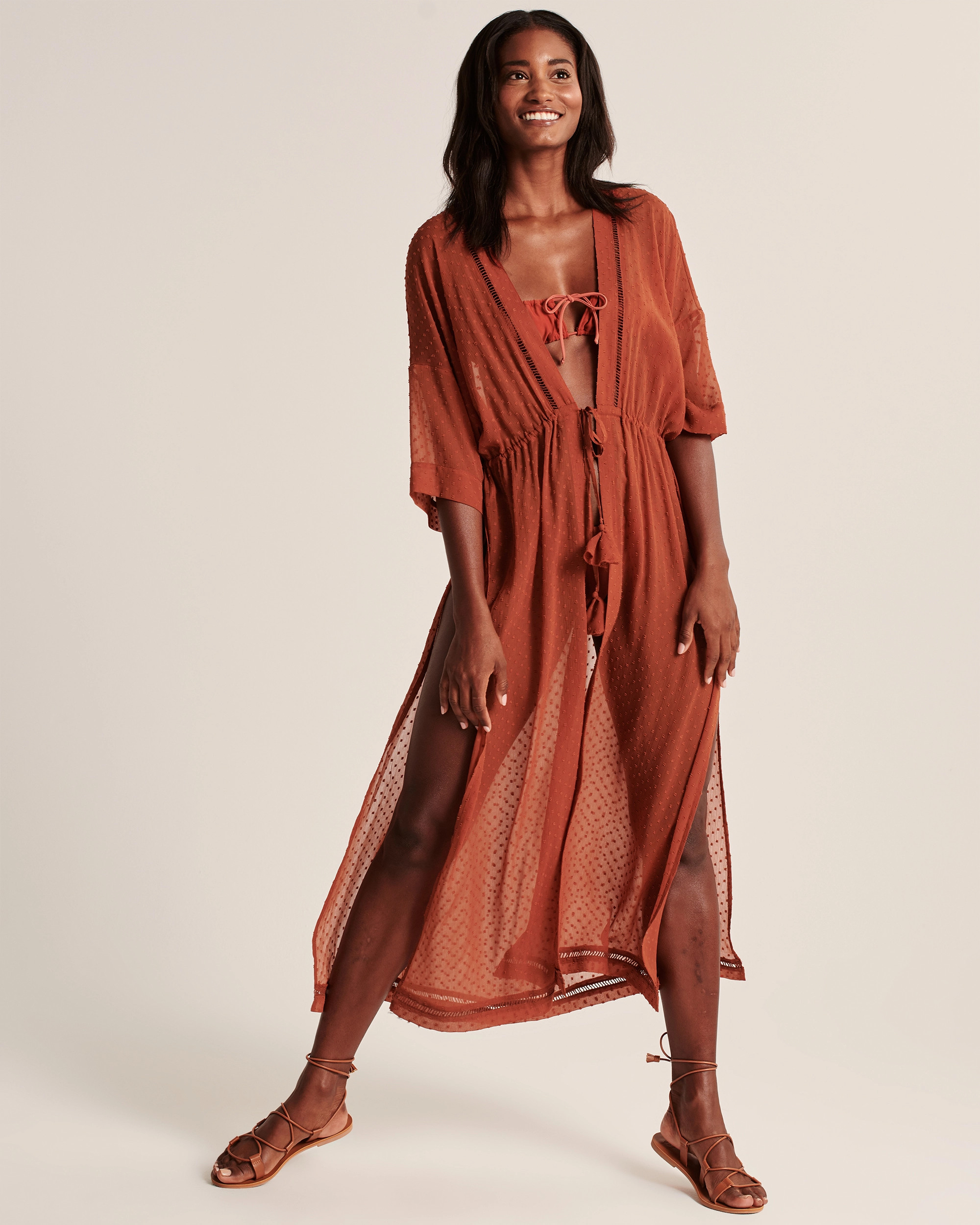 Tie-Front Duster Coverup | Abercrombie & Fitch (US)