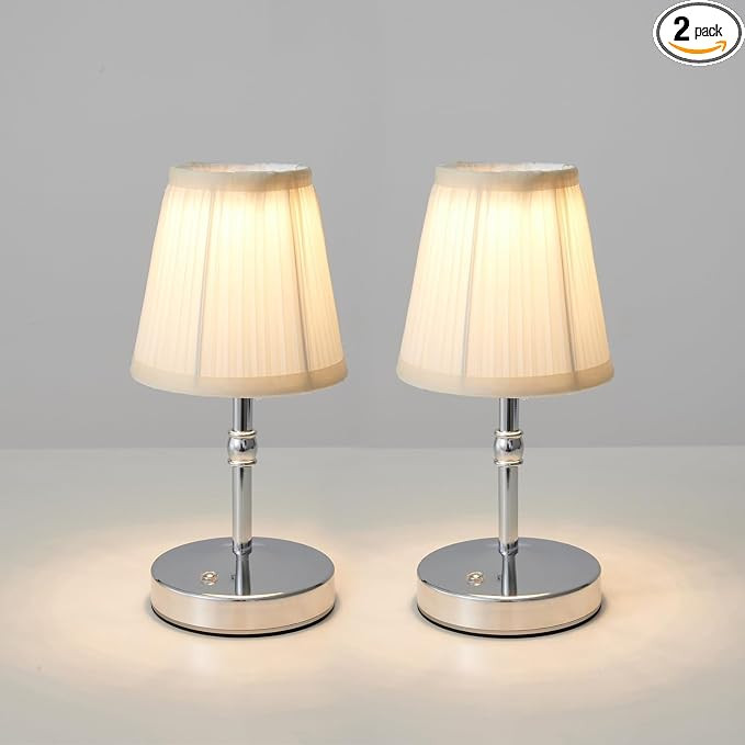 3000 mah Battery lamp,5W LED Small Touch Lamps,3 Color Temperature Dimmable Rechargeable Lamp,Cor... | Amazon (US)