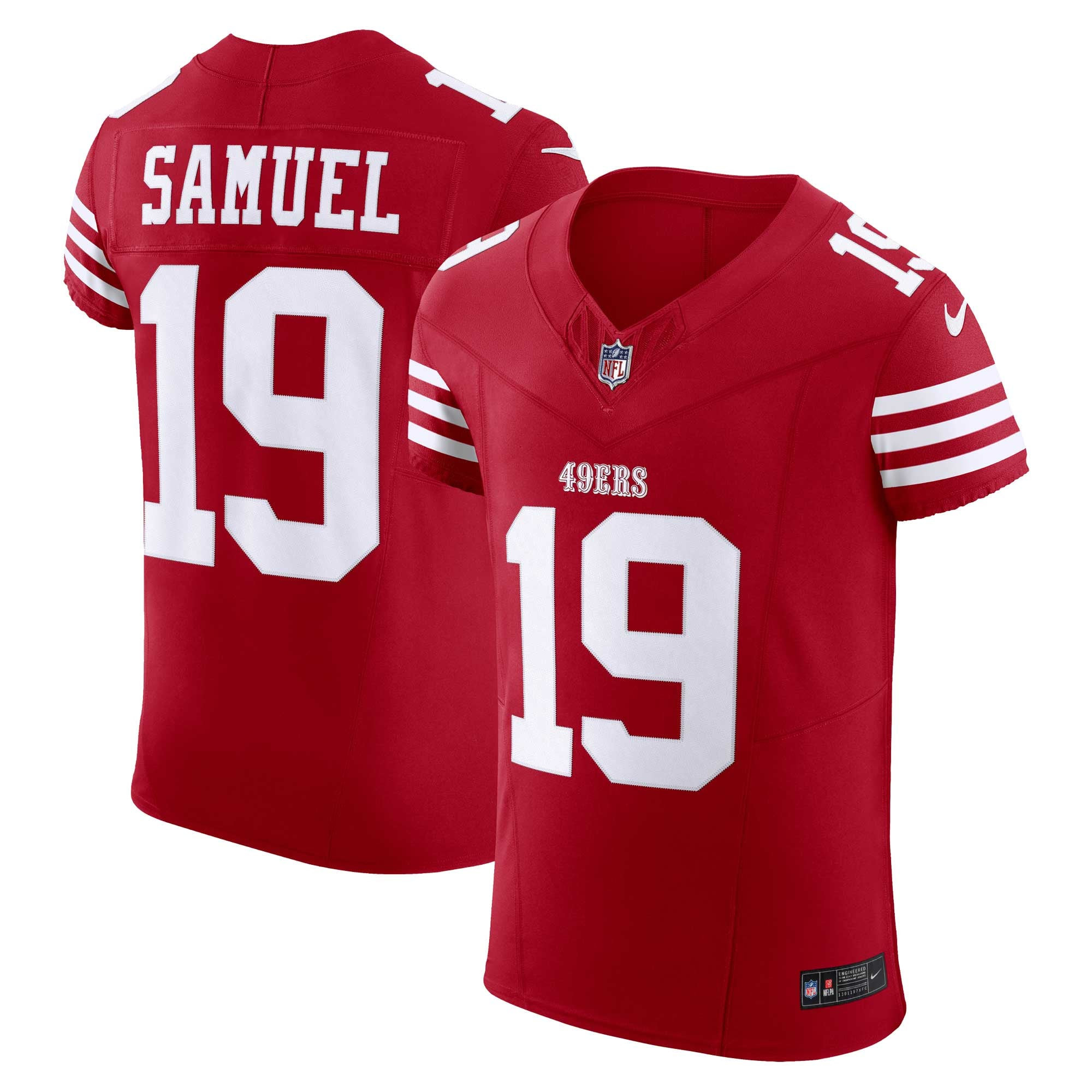 Men's San Francisco 49ers Deebo Samuel Nike Scarlet  Vapor F.U.S.E. Elite Jersey | NFL Shop