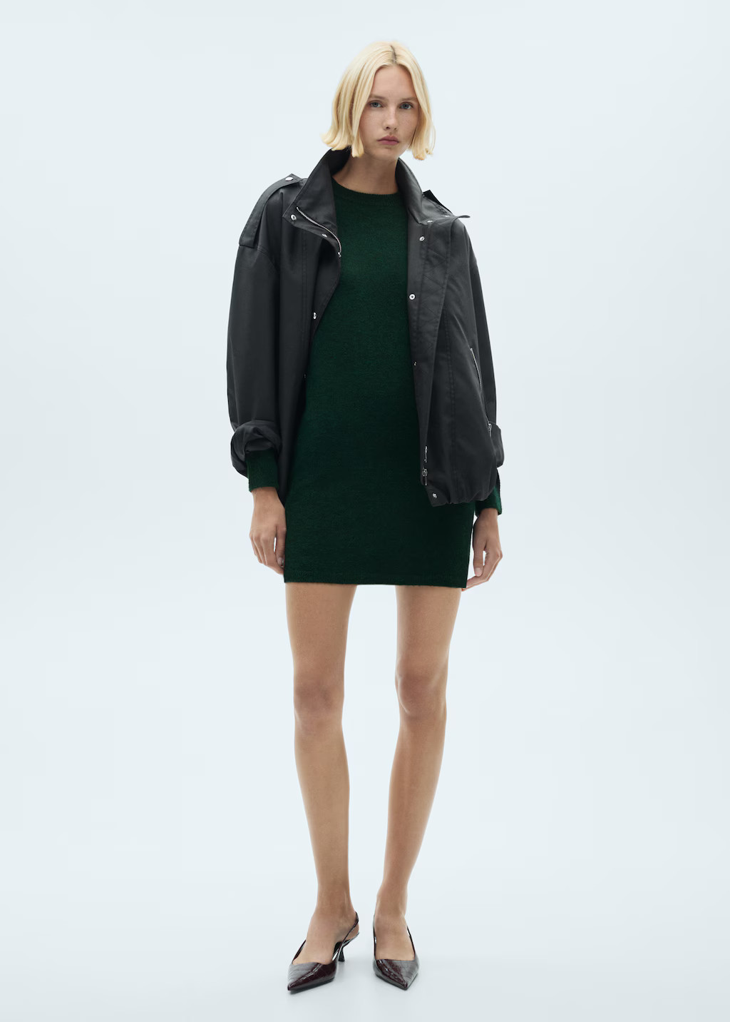 Knit shift dress | MANGO (UK)