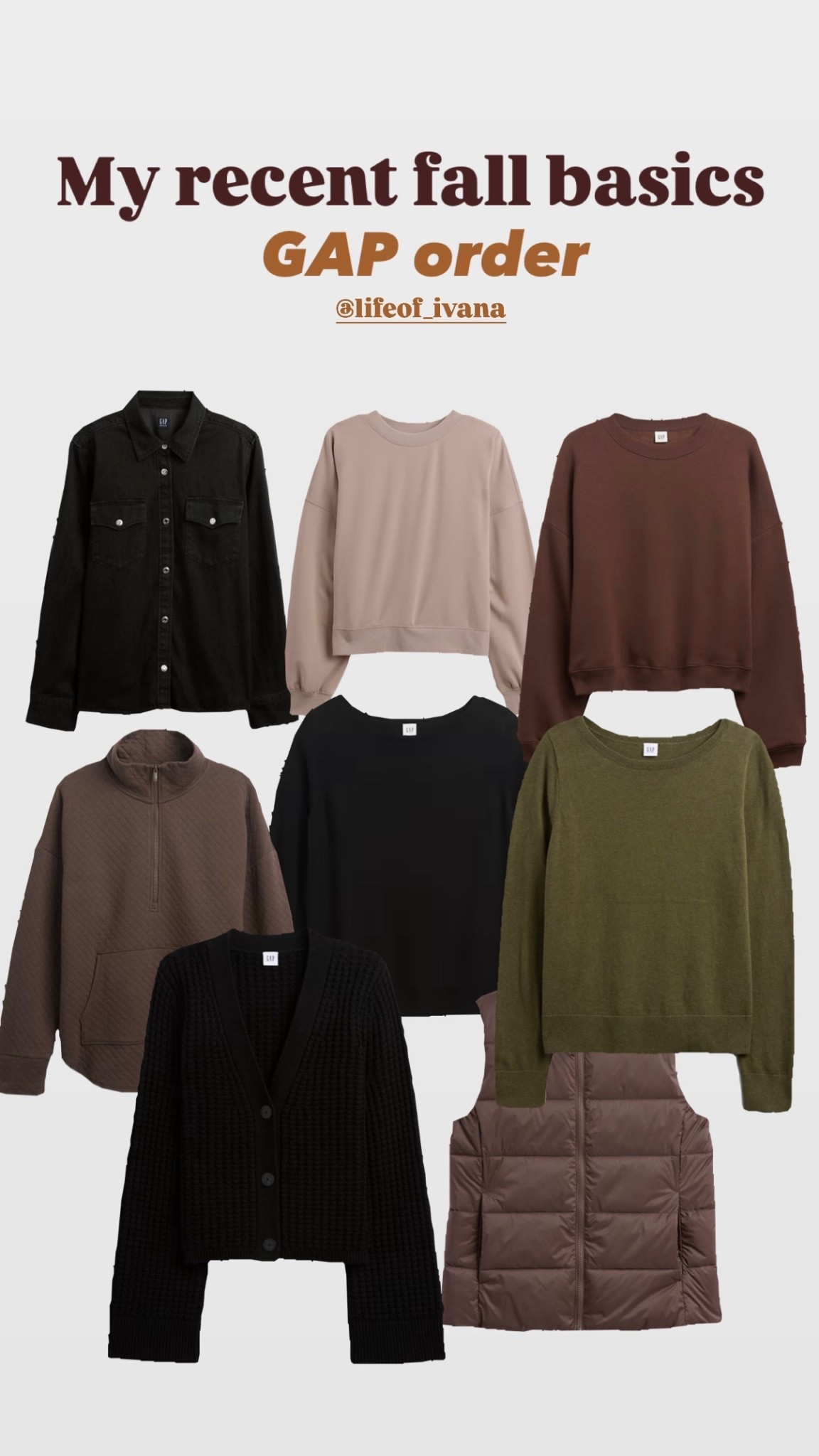 I’ve been living in these neutral fall basics 🤎

#fall#fallfashion #gap

#LTKSeasonal #LTKSaleAlert #LTKFindsUnder50