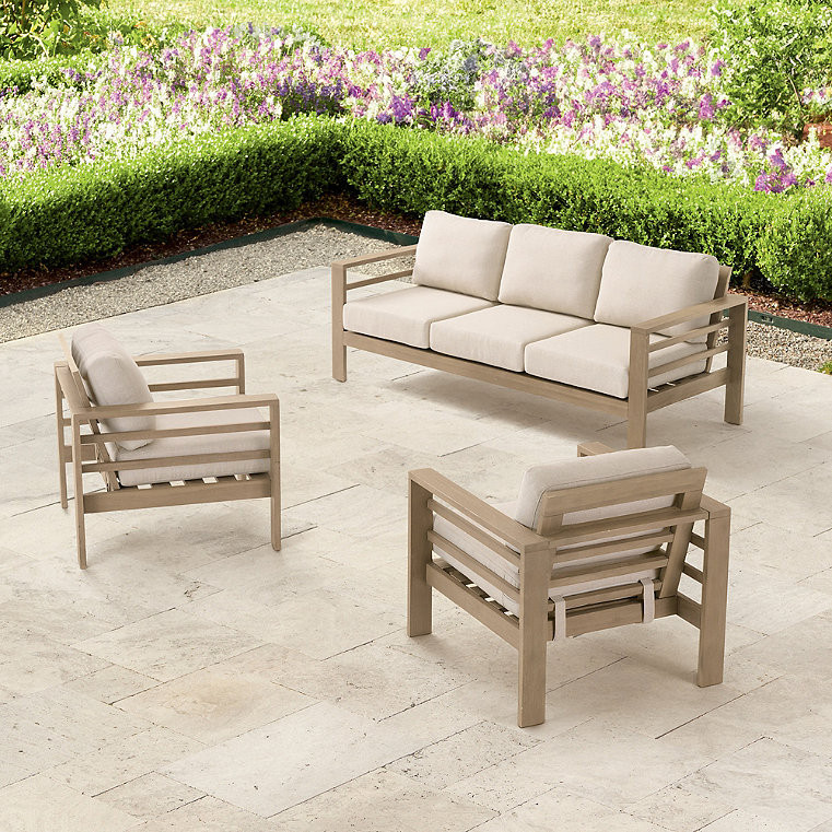 Napa Outdoor Outdoor Sofa Set - Grandin Road | Grandin Road