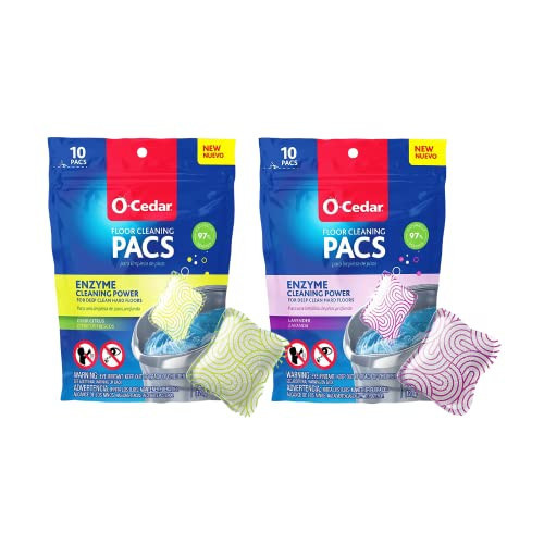 O-Cedar Floor Cleaning 20ct Pacs with Citrus Scent 10ct (1- Pack) and Lavender Scent 10ct (1-Pack) | Amazon (US)