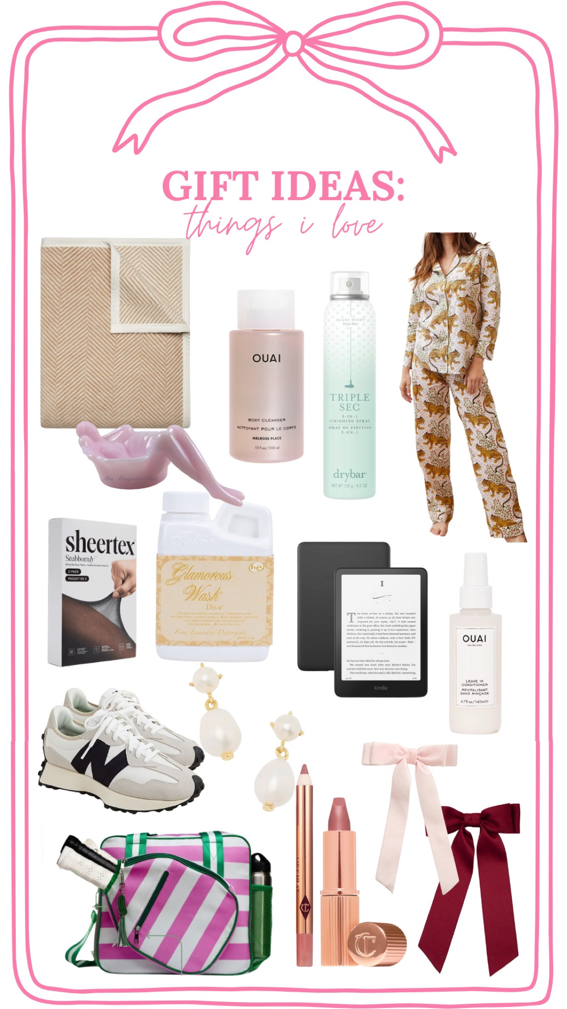 My favorite things gift guide. Use code MADI10 from Fresh Pickle to shop the pickleball bag 